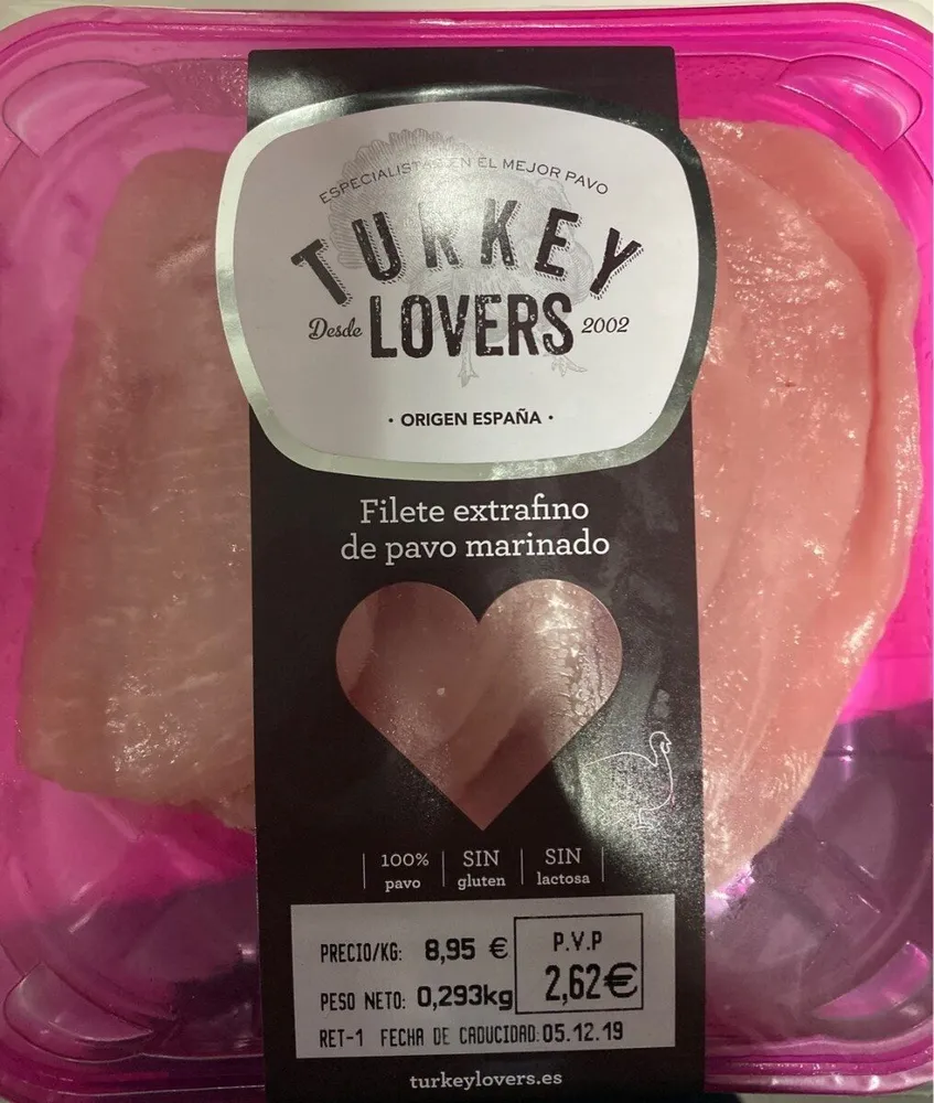 Filete extrafino de pavo marinado