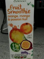 Fruit smoothie orange, mango & passion fruit