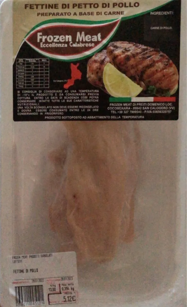 Fettine di petto di pollo