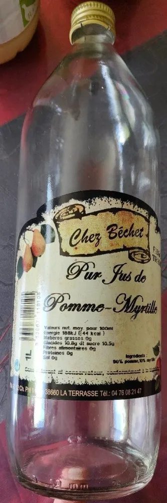 Pur Jus de Pomme-Myrtille