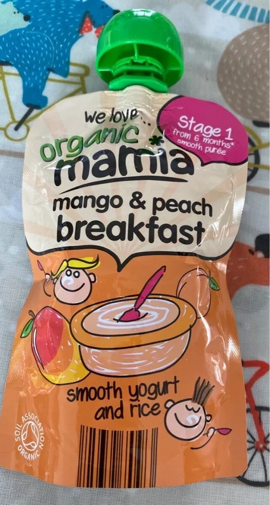 Mango&peach breakfast