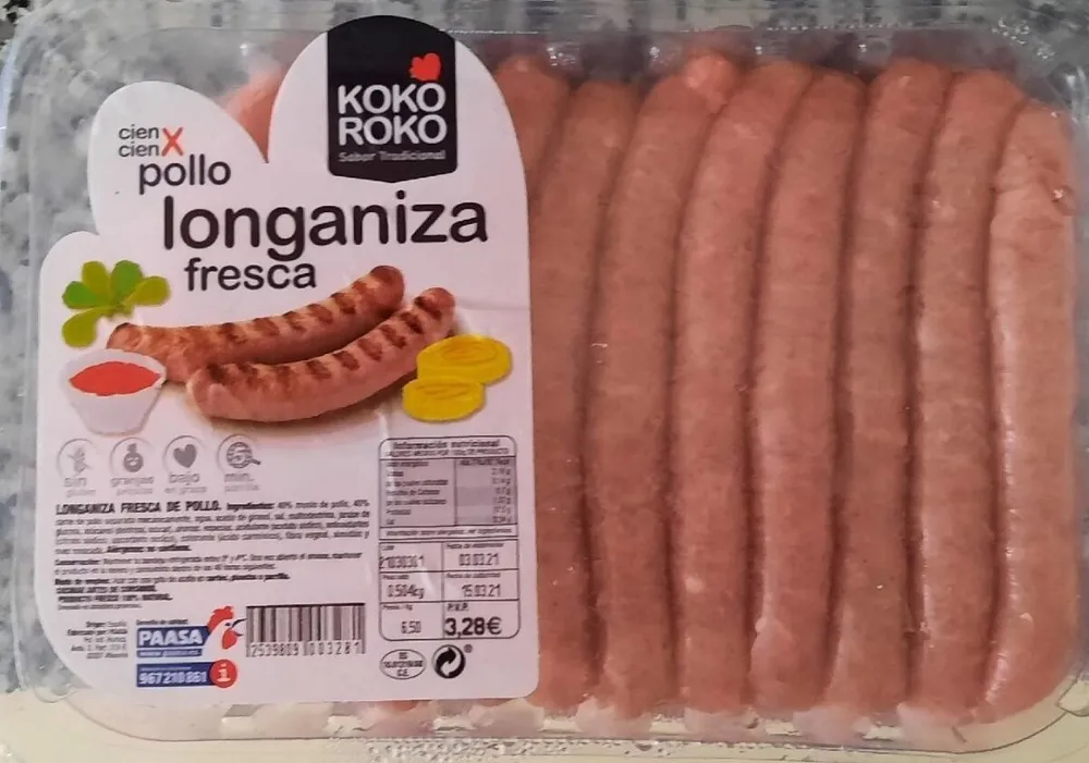 Longaniza fresca