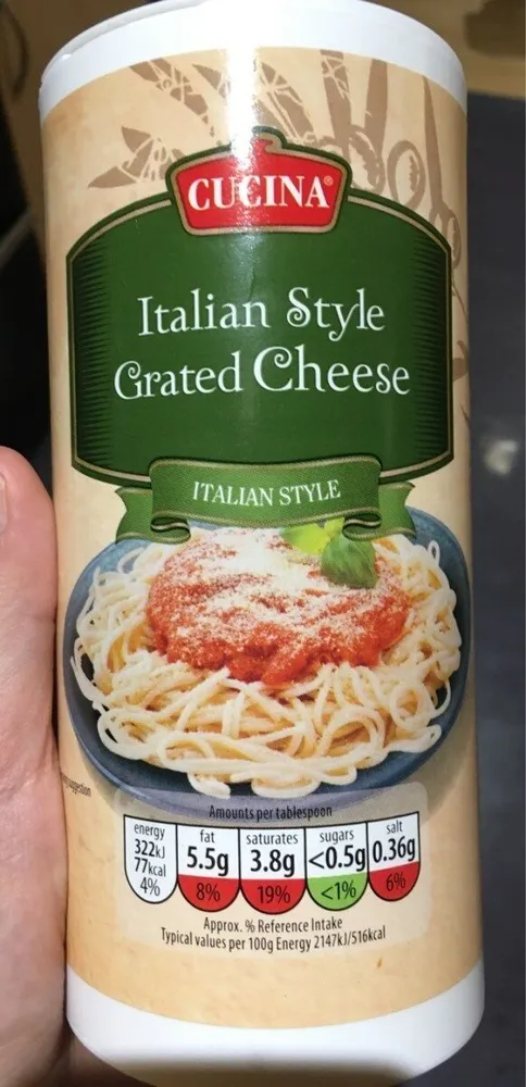 Italian style grated cheese