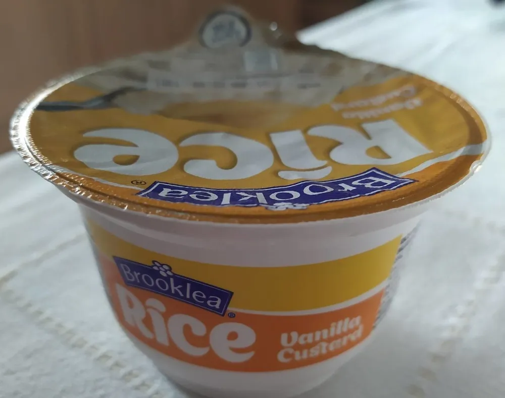 Rice vanilla custard