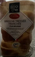 Brioche tressée tranchée