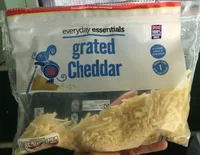 Grated cheddar
