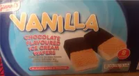 Vanilla chocolate ice cream puffles