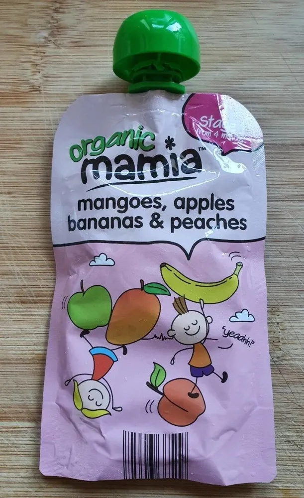 Mangoes, apples, bananas & peaches