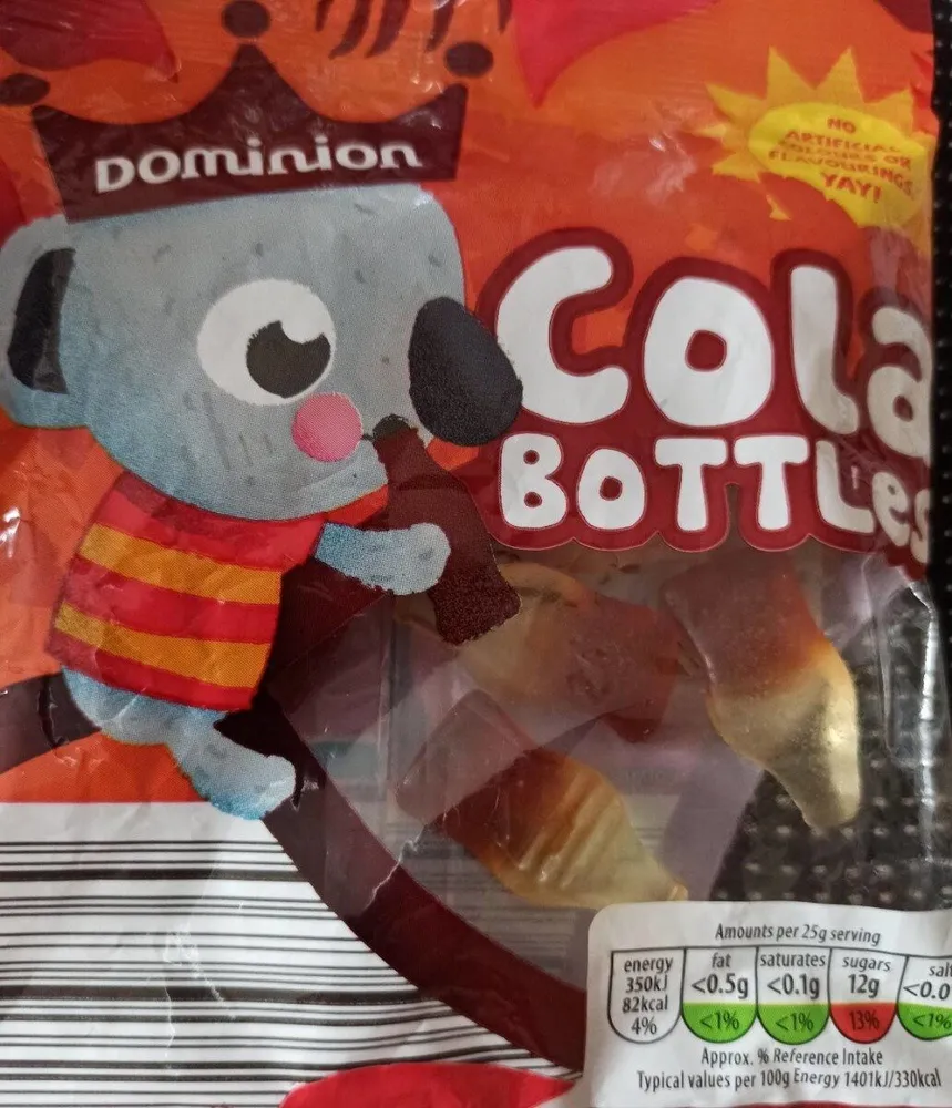 Dominion cola bottles