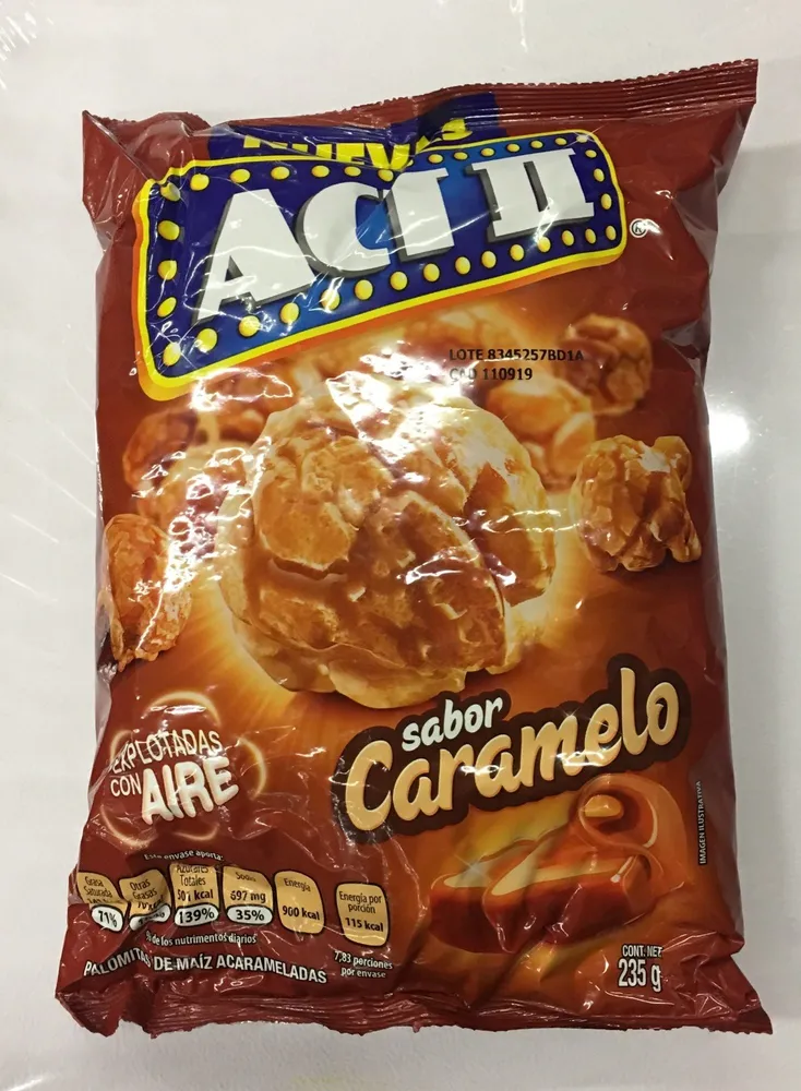 Palomitas sabor caramelo