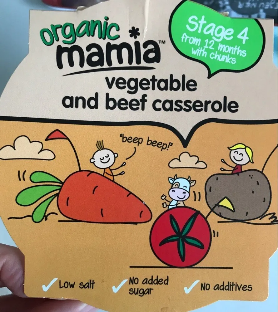 Vegetable and beef casserole