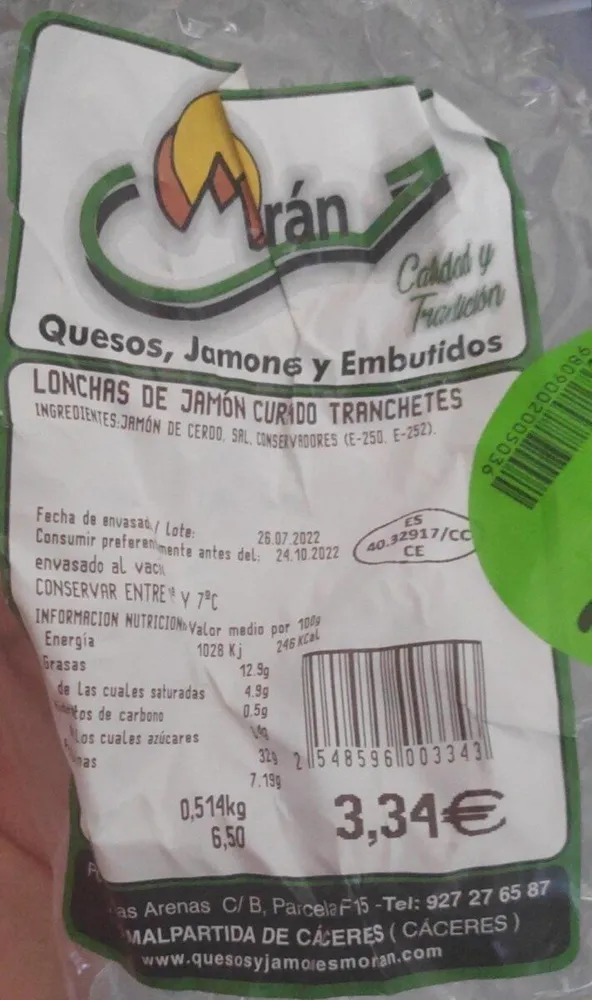 Aran quesos jamones y embutidos en lonchas