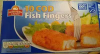 10 cod fish fingers