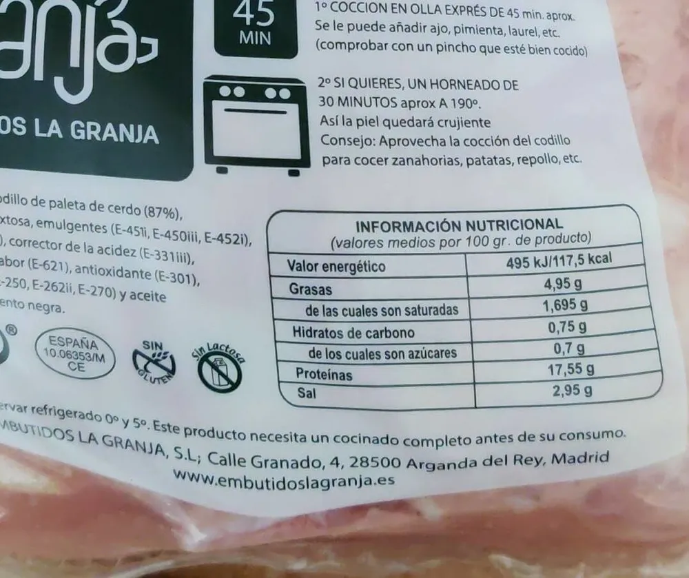 Codillo semicocido al estilo alemán