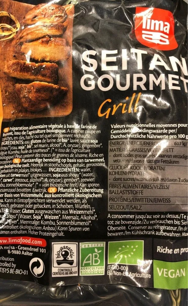 Seitan gourmet grill