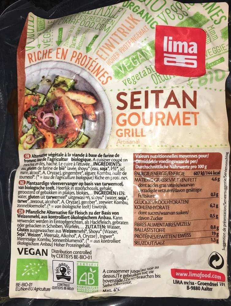 Seitan gourmet grill