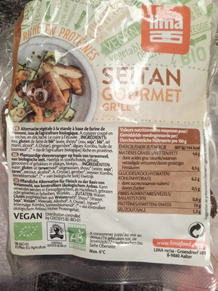 Seitan gourmet grill