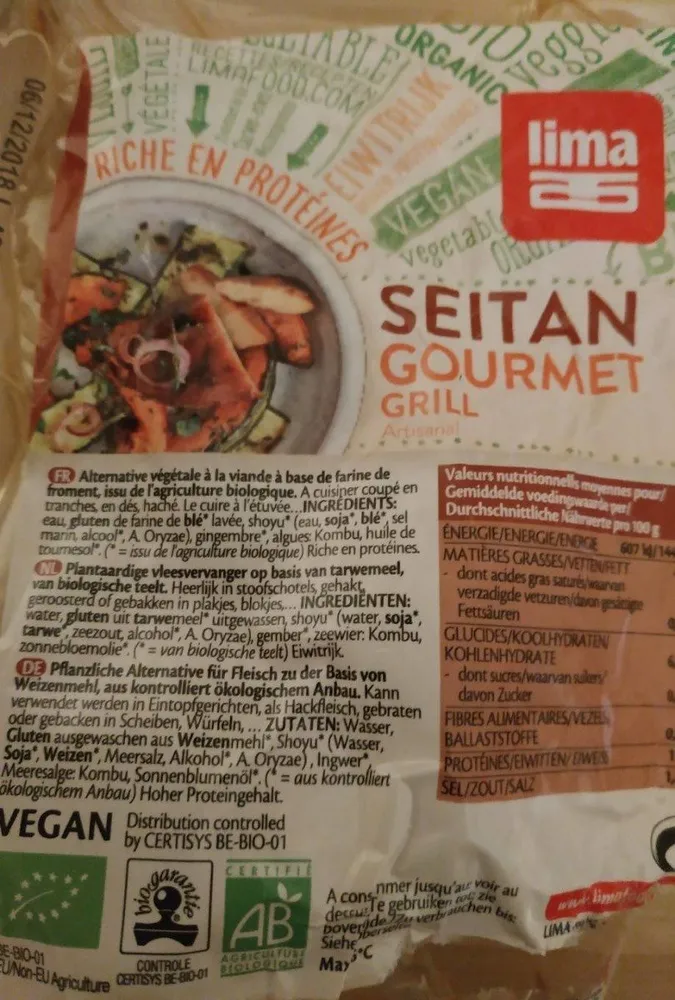 Seitan gourmet grill