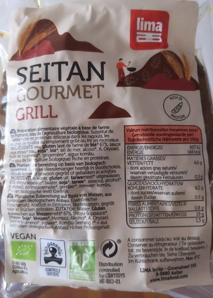 Seitan gourmet grill