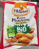 Petites madeleines aux oeufs bio