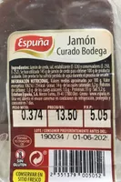 Jamon curado bodega