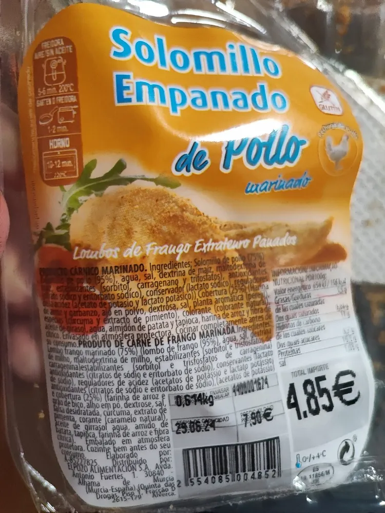 Solomillo Empanado De Pollo
