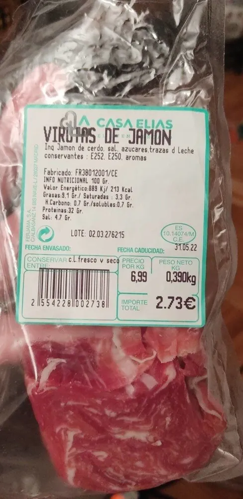 Virutas de jamón