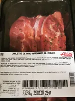 Chuletas de pavo marinadas