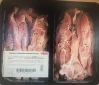 Chuletas de pavo marinadas al ajillo