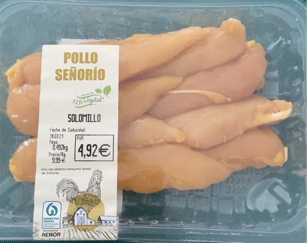 Solomillo (Filete de Pechuga de Pollo)