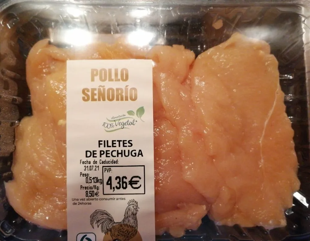 Filetes de pechuga