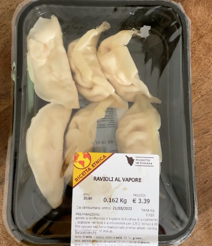 Ravioli al vapore