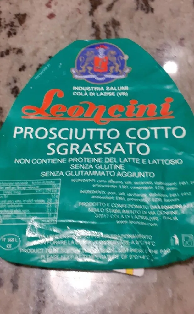 Prosciutto cotto sgrassato