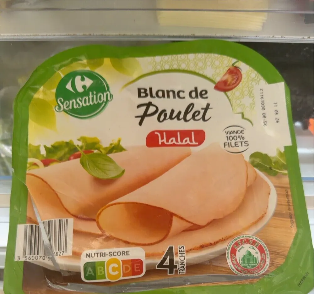 Blanc de poulet halal