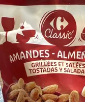 Amande grillées et salées