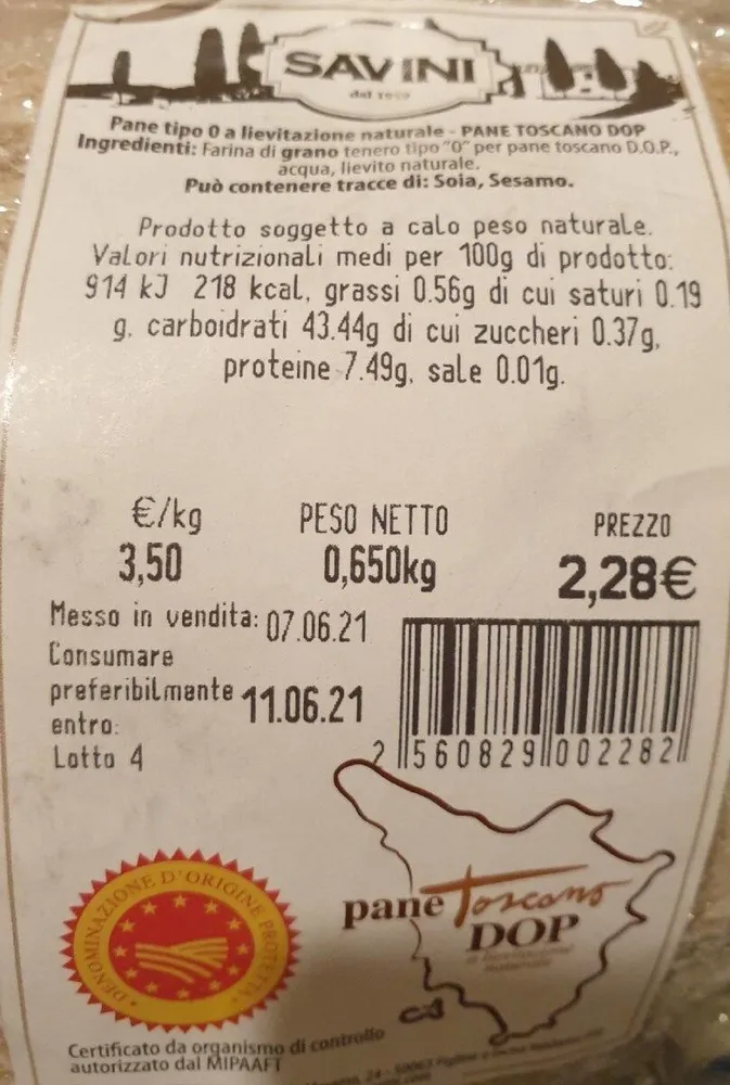 Pane dop