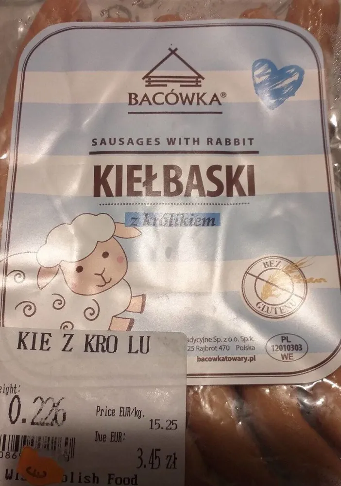 Kielbaski a krolikiem