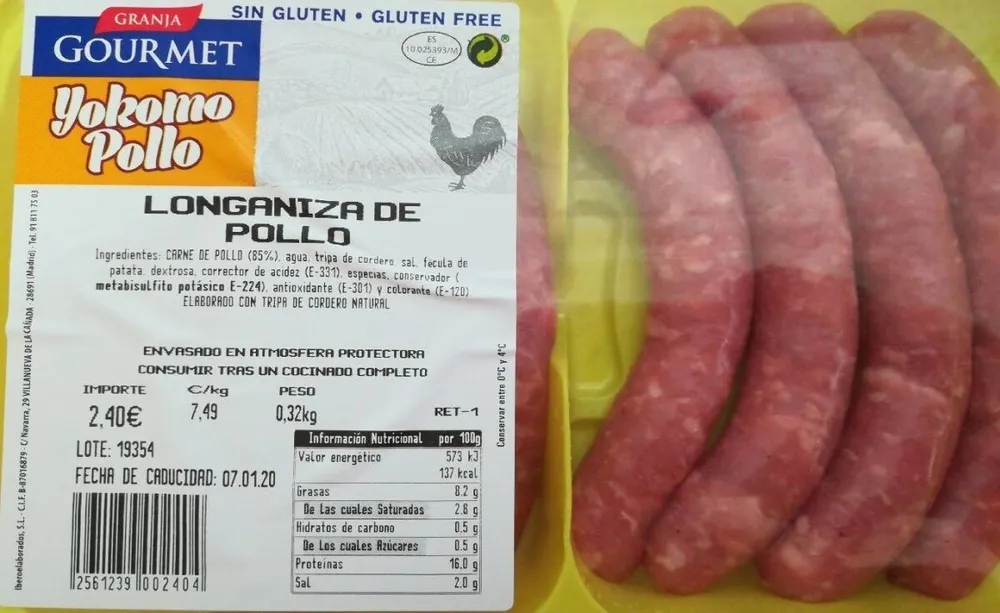 Longaniza de pollo