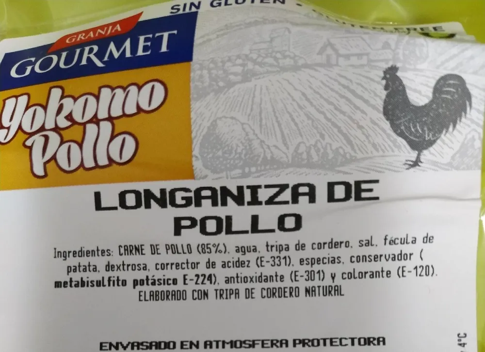 Longaniza de pollo