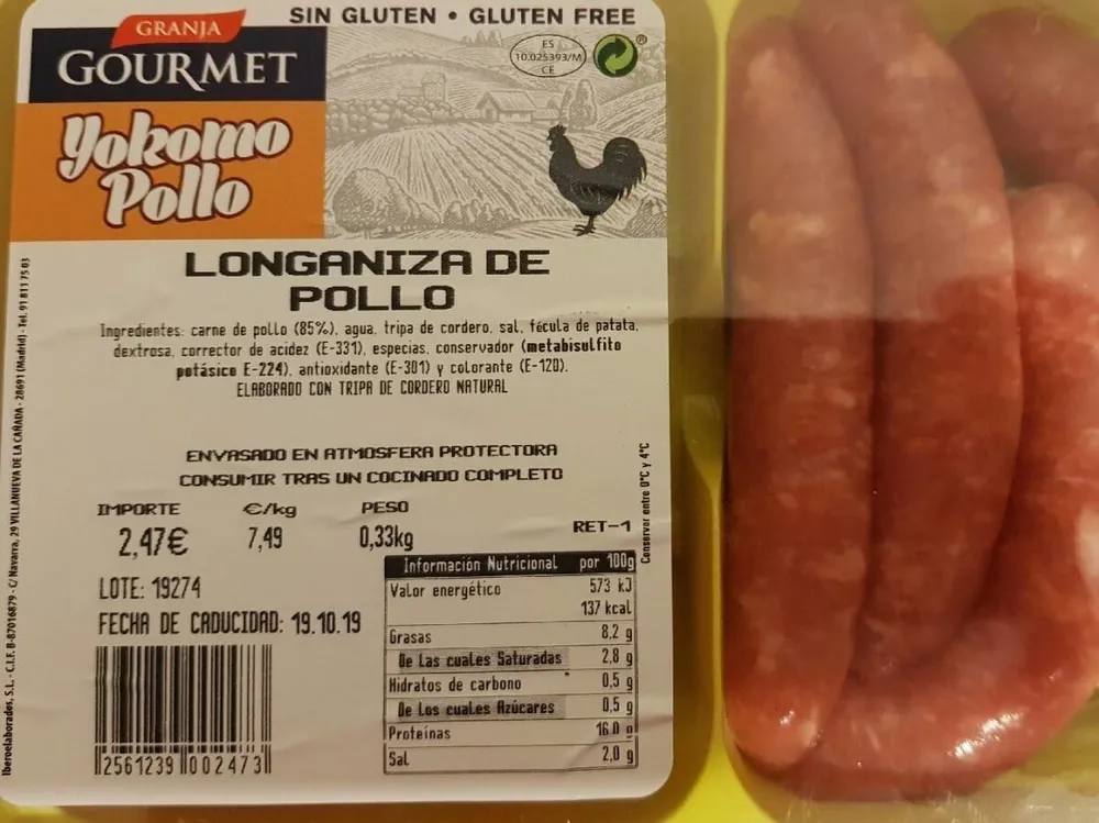 Longaniza de pollo