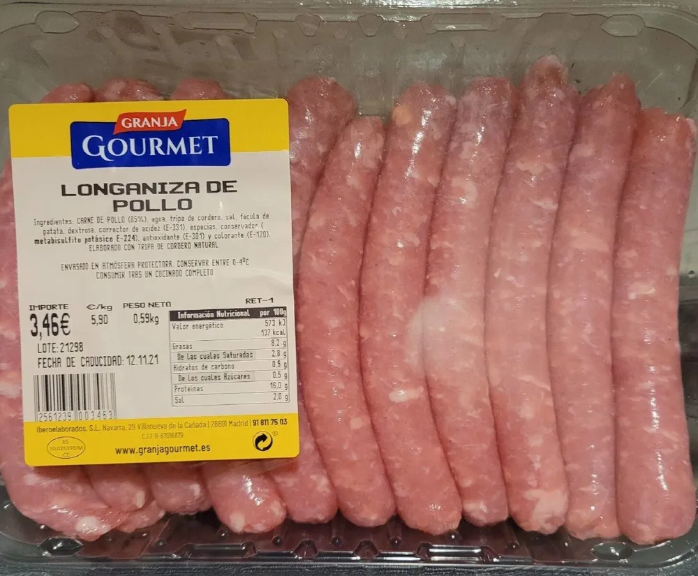 Longaniza de pollo
