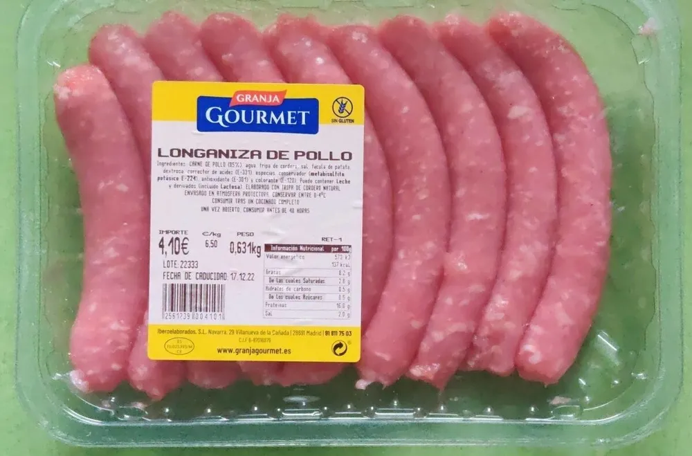 Longaniza de pollo