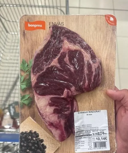 Entrecot madurat de vaca