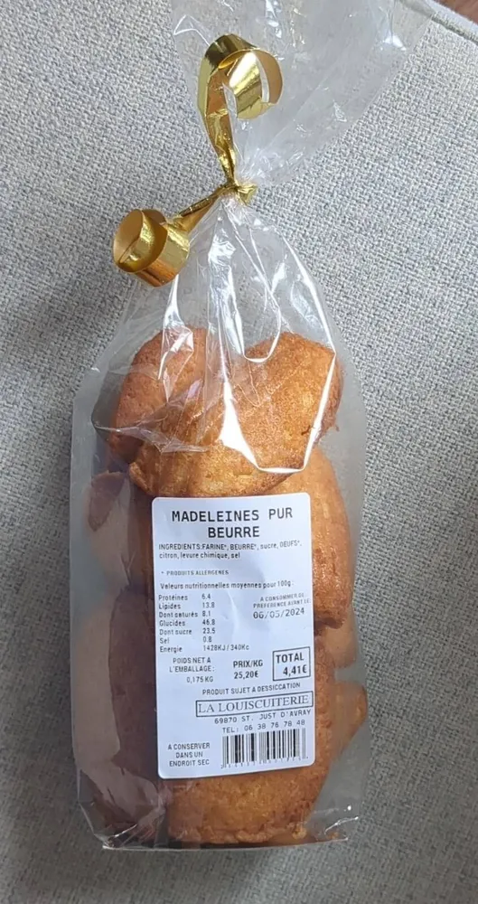 Madeleines pur beurre