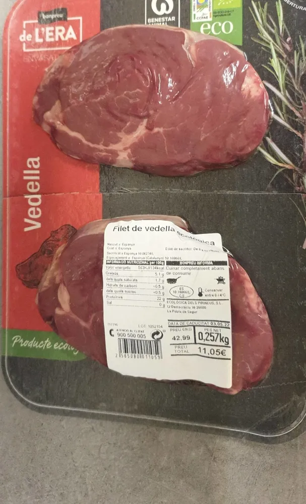 Vedella  de L'era  eco