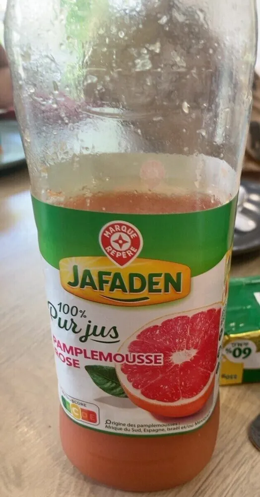 pur jus pamplemousse rose