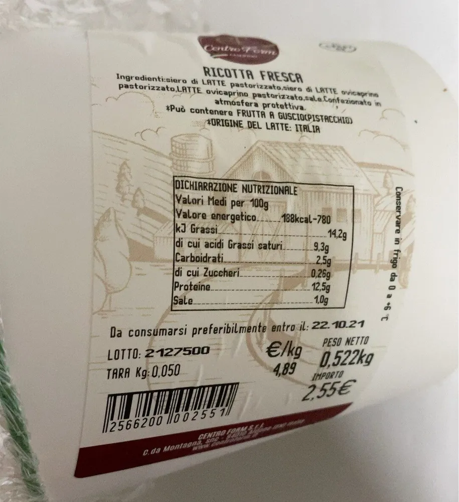 ricotta fresca