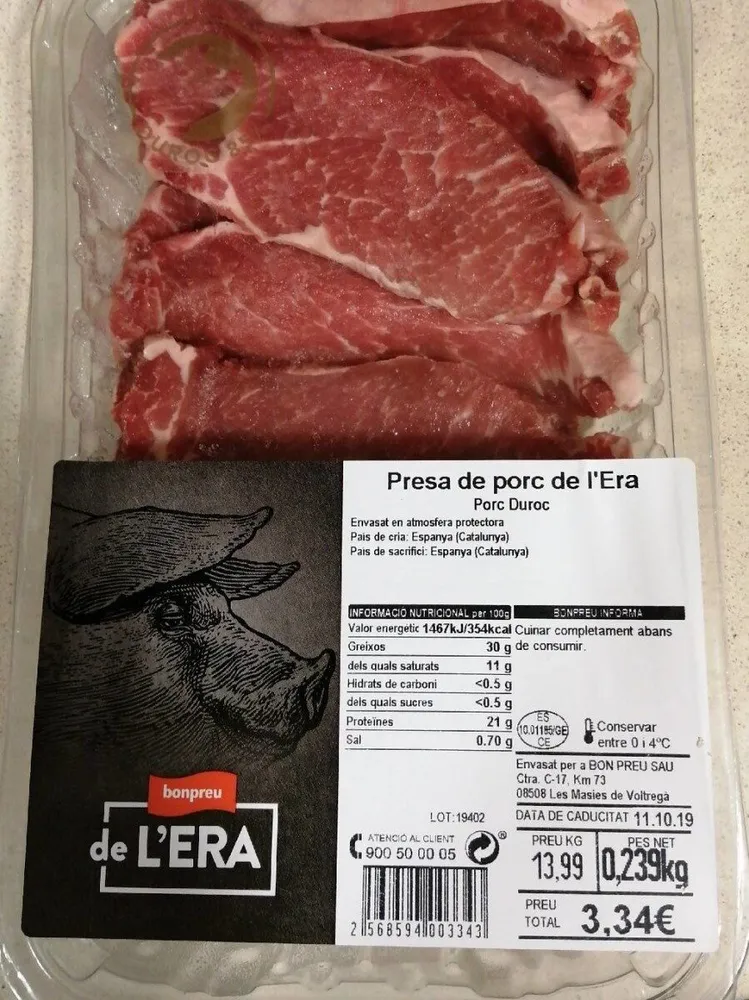 Presa de porc de l'era