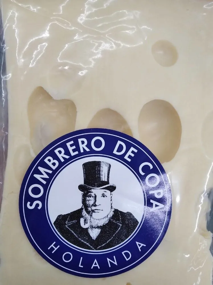 Queso maasdam sombrero de copa