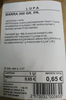 Barra 300 gr